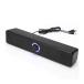 PC speaker USB tv wire monitor ge-ming speaker LED light knob PC computer LAP top for ( black )