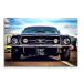 フォード・マスタング Mustang ポスター ボード パネル フレーム 75x50cm アメ車 車 外車 インテリア グッズ 絵 雑貨 写真 フォト アート 2