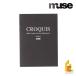  Mu z скетч книжка белый A4 чёрный Q-0344
