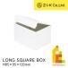 Z&amp;K( Z and Kei ) длинный квадратное box белый (00-618) H85×95×120mm упаковка подарок 