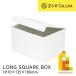 Z&amp;K( Z and Kei ) длинный квадратное box белый (00-622) H110×135×180mm упаковка подарок 
