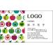  цвет дизайн визитная карточка магазин карта печать изготовление 100 листов Logo inserting возможно модный pop красочный яблоко Apple pop001