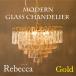 [LED соответствует возможно ] современный стекло люстра Rebecca Rebecca (6 лампа ) мебель интерьер освещение лампа изоляция потолочный светильник подвеска 