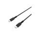 USB�[�d�������P�[�u�� 1.2m C-C �V���R�[�� BK �[�d�� �P�[�u�� �� 1.2m �V���R���f�� Type-C CC�P�[�u�� �J�V���� AJ-656