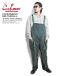 COOKMAN Cook man комбинезон FISHERMANS BIB OVERALL STRIPE DARK GREEN мужской женский для мужчин и женщин кок man 