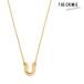  Crimie колье CRIMIE LETTER RIBBON HORSE SHOE NECKLACE 24KDP