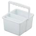  writing brush . bucket W type PP made white compact storage [ writing brush . vessel construction type ]