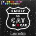  кошка in машина стикер CAT IN CAR кошка route 66 простой симпатичный модный симпатичный разрезные наклейки 