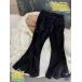  flare pants Kids одежда ребенок одежда Junior ... Kids обратная сторона ворсистый брюки вельвет девушки девочка осень-зима посещение детского сада посещение школы леггинсы 