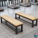  уличный bench bench наружный для задний отсутствует bench металл с ножками сад park кемпинг футбольный мяч игра закрытый уличный деятельность для (100x35x45cm/39x14x18i