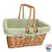  пикник корзина корзина корзина плетеная корзинка место хранения корзина ручной вязки корзина место хранения ткань подкладка имеется корзина руль имеется . пара . цветок видеть пикник фрукты хлеб кемпинг для 