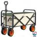  тележка для багажа передвижная корзинка уличный Cart уличный Wagon складной 96*51*99cm большая вместимость 150L выдерживаемая нагрузка 160kg легкий 4 колесо тормоз имеется compact место хранения 