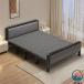  складной bed ( высота 35CM) раскладушка выдерживаемая нагрузка 600KG койка складной bed одиночный сборка не необходимо, мягко, сильно, долговечность есть (Color : A