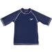 Speedo( скорость ) SD65J15 NB плавание купальный костюм Junior половина рукав Rush Guard 17FW