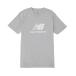< кошка pohs отправка бесплатная доставка > New balance (new balance) MT41502 AG мульти- SP relax New Balance Stacked Logo Short рукав футболка 24SS