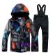5 цвет мужской лыжи одежда одежда для сноуборда уличный mountain parka верх и низ в комплекте толстый защищающий от холода с капюшоном .