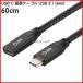 USB C Ĺ֥ USB 3.1 Gen2 10Gbps 5A® 0.6m Type C  to Type C ᥹