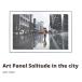  искусство panel Solitude in the city W60xD4xH90 графический дизайн панель орнамент living вход современный ART-199H
