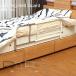  скользящий bed защита ( ширина эластичный ) белый ширина 95~120× глубина 40× высота 35.5cm futon смещение предотвращение вращение . предотвращение пассажирский безопасность 78132 15571