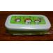  lunch box ...... lunch case 100ml made in Japan green . cat lunch box sword hand reverse side . Hikone castle ..... Point ..