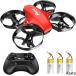 A20 Mini Drone for Kids, RC Nano Quadcopter with Altitude Hold Redの商品画像