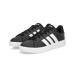 adidas Adidas GRAND COURT BASE 3.0 U женский спортивные туфли Grand пальто основа 3.0U HQ0082 core черный / foot одежда белый / core черный 