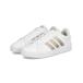 adidas Adidas GRAND COURT BASE 3.0 W женский спортивные туфли Grand пальто основа 3.0W HQ0094 foot одежда белый / Cyber металлик 