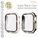  Apple watch cover 8 7 Kirakira Apple Watch case pretty 45mm 44mm stylish the glass film lady's 41mm 42mm 40mm 38mm whole surface protection Gold 