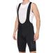 L size - black / white - 100% Exceeda bib shorts 