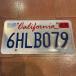  номерной знак California 6HLB079 M38 USED товар номерная табличка calfornia интерьер America смешанные товары Гаваи смешанные товары usdm jdm hdm moon I z