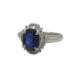  кольцо кольцо Pt900( платина ) сапфир 1.80* бриллиант 0.31ct [ полный размер ]9 номер so-ting имеется б/у произведена отделка бесплатная доставка ломбард лот 