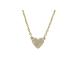 AHKAHa- Carhartt pave колье VC0104010100 K18YG( желтое золото ) diamond 0.05ct длина [ полный размер ]38.2/40.2cm б/у произведена отделка бесплатная доставка ломбард лот 