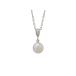 MIKIMOTO Mikimoto колье K18WG( белое золото ) жемчуг цепь длина [ полный размер ]40cm б/у бесплатная доставка ломбард лот 