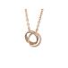 Cartier Cartier baby Rav колье K18PG( розовое золото ) цепь длина [ полный размер ]43.7cm б/у произведена отделка бесплатная доставка ломбард лот 
