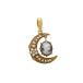  подвеска с цепью K18( Gold ) черепаха опал * бриллиант 0.018ct б/у бесплатная доставка ломбард лот 