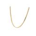  плоский колье K18( Gold ) цепь длина [ полный размер ]50.0cm 2 поверхность б/у произведена отделка бесплатная доставка ломбард лот 