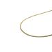  плоский колье K18( Gold ) цепь длина [ полный размер ]40.0cm 6 поверхность W 10.7g б/у произведена отделка бесплатная доставка ломбард лот 