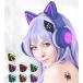  cat ear earphone headphone headset ge-ming headset cat ear headphone cat ear earphone 11h.. hour man woman common use 4 color free conversion wireless 