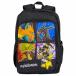  Pocket Monster рюкзак Pokemon maru yosiDPK6-3980 отражатель имеется ребенок Kids герой рюкзак задний входить .. пара путешествие черный 