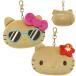  чехол для пропуска Hello Kitty лицо катушка выгоревший на солнце участок серии Kei Company KTHI-PC эмблема брелок для ключа Sanrio герой 