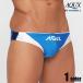 AQUX/ Axe Mid Rise Brief II "Blue" плавание одежда бикини type мужской купальный костюм . хлеб море хлеб пляж одежда 