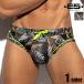 EScollection FALL LEAVES SWIM BRIEFbotanikaru лист Pack-Up цельный шитье плавание одежда бикини Brief type 