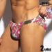  мужской бикини EScollection/i-es* коллекция GARDEN RIB BIKINI BRIEF полный задний цветочный принт botanikaru мужчина нижнее белье 