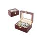 [ бесплатная доставка ] рука кейс для часов из дерева . старый кейс для часов 3шт.@ для прямоугольный часы кейс место хранения box кейс для коллекции перевозка удобный compact подарок показывать 