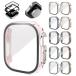 Apple Watch Ultra 2/1 �P�[�X �J�o�[ 49mm ���b�L �t���ʋ����K���X �S�ʕی� �t���ی�P�[�X �A�b�v���E�H�b�` �E���g��2/1 �t�B������� �n�[�h�P�[�X �����K