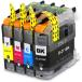 LC211-4PK �u���U�[ �݊��C���N�J�[�g���b�W 4�F�g Brother DCP-J562N J762N J963N MFC-J880N J730DN J730DWN �������l lc211bk