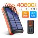 ɺҥåۥ顼ХХåƥ꡼  40800mAh 顼 PDб ֥¢ 4Ʊ ® 18W ® iPhone/iPad/Androidб