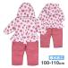 ( бесплатная доставка ) Jump костюм цветочный принт Kids ребенок девочка водоотталкивающий с капюшоном . snow комбинированный розовый 