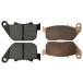 AHL Front  Rear Brake Pads Set for Harley XL1200 C Sportster Custom 2004-2014 XL1200 L Sportster Low 2007-2011 XL1200 N Nightster (Spoke Wheel) 2008