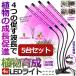 5 piece set plant rearing light 4.. LED bar ultra-violet rays UV usb supply of electricity high-quality 360 times angle adjustment lamp day . shortage cancellation succulent plant rearing hydroponic culture SHOKU4IKU